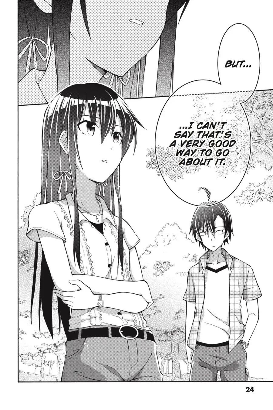 My Youth Romantic Comedy Is Wrong as I Expected @ comic Chapter 24 - Page 25