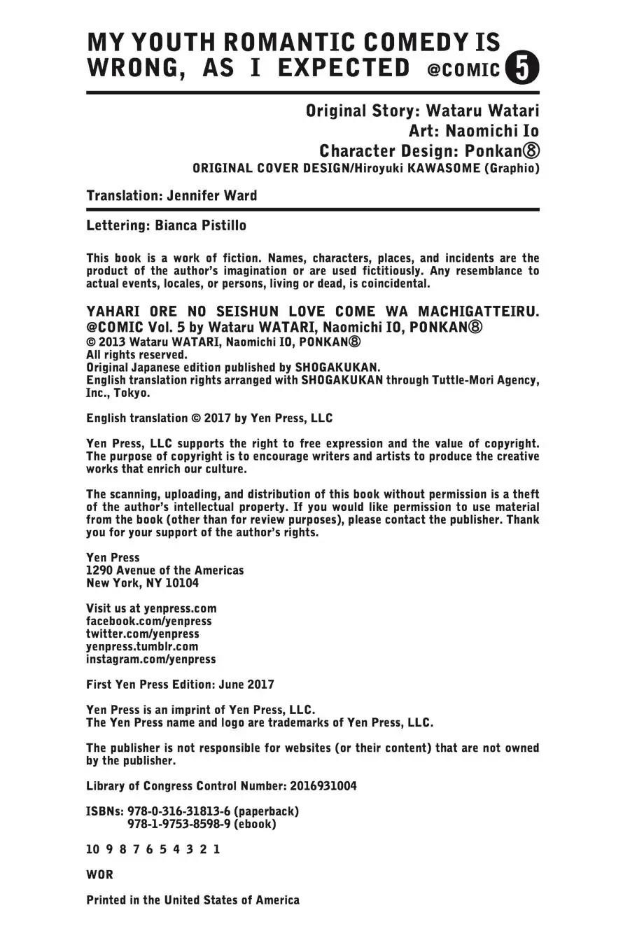 My Youth Romantic Comedy Is Wrong as I Expected @ comic Chapter 29 - Page 30