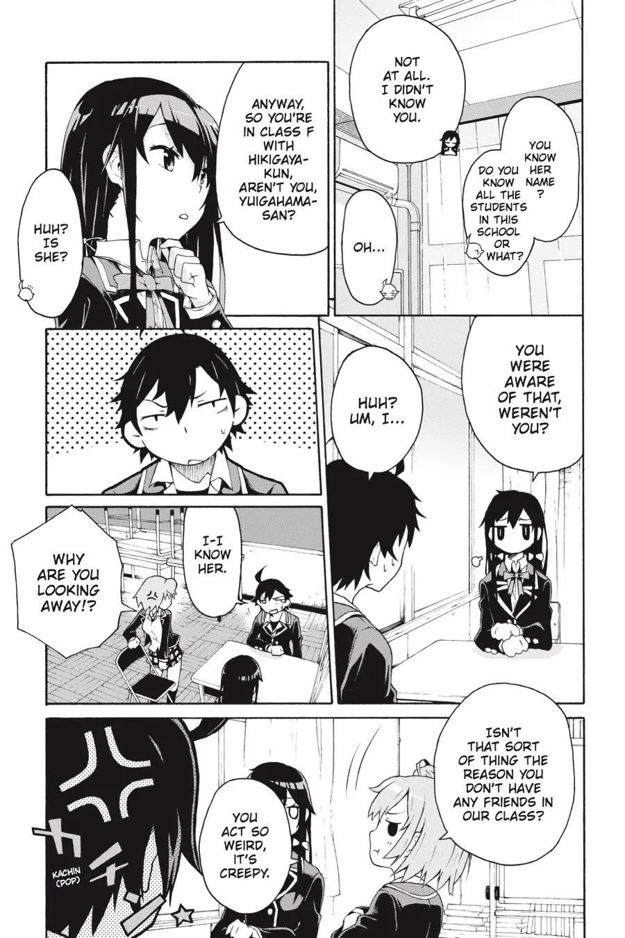 My Youth Romantic Comedy Is Wrong as I Expected @ comic Chapter 3 - Page 5