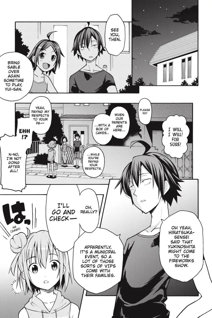 My Youth Romantic Comedy Is Wrong as I Expected @ comic Chapter 33 - Page 20