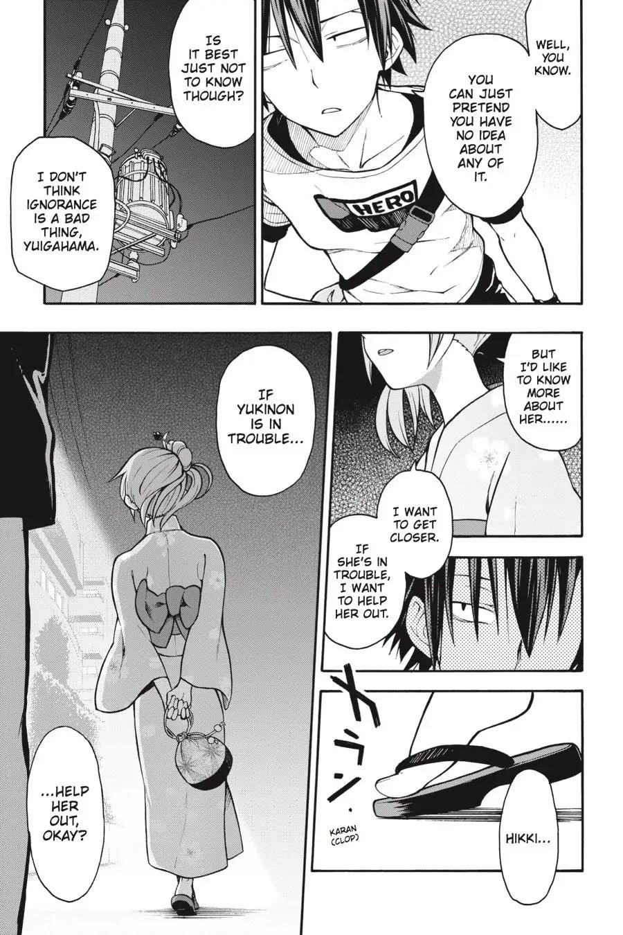 My Youth Romantic Comedy Is Wrong as I Expected @ comic Chapter 34 - Page 25