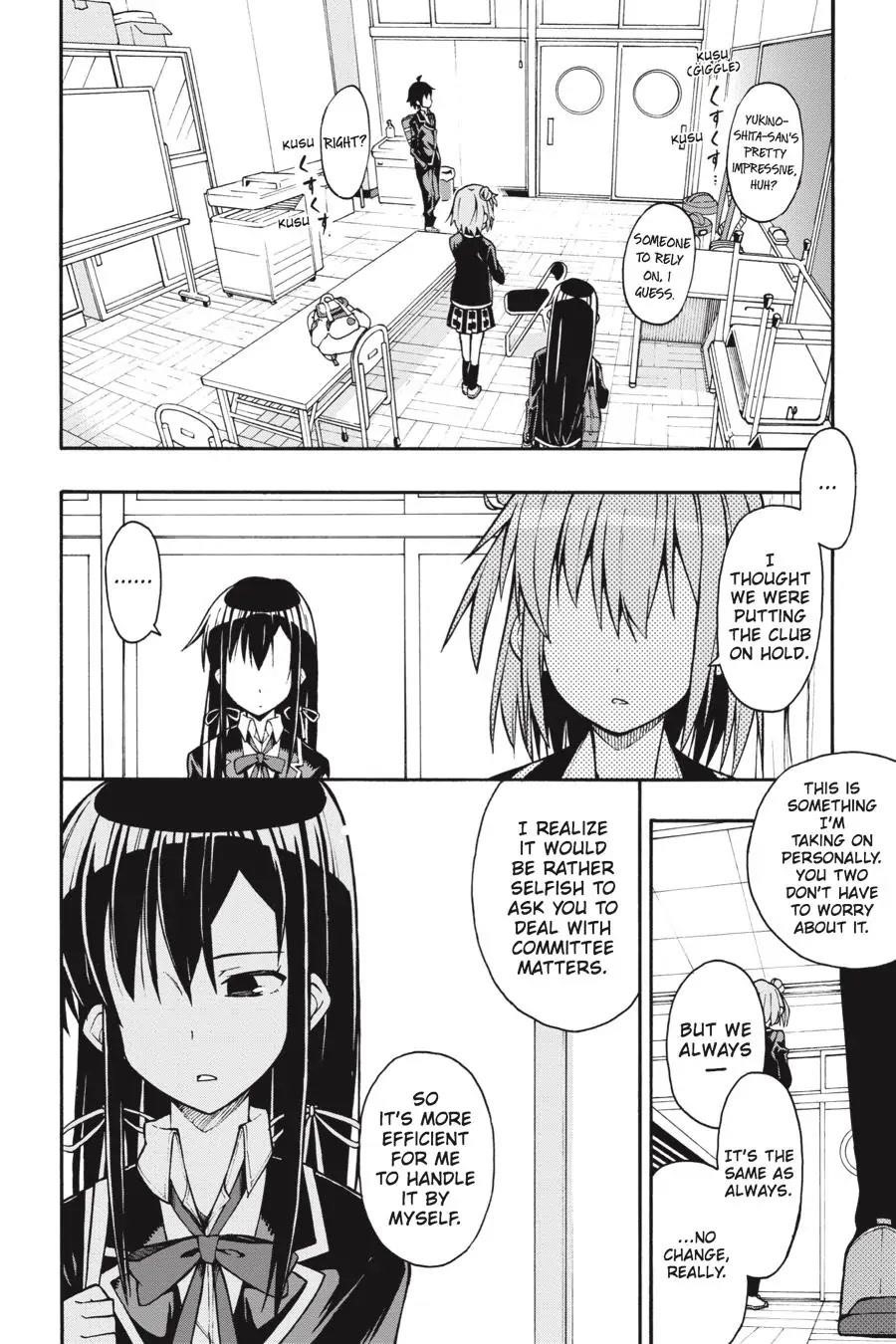 My Youth Romantic Comedy Is Wrong as I Expected @ comic Chapter 36 - Page 31