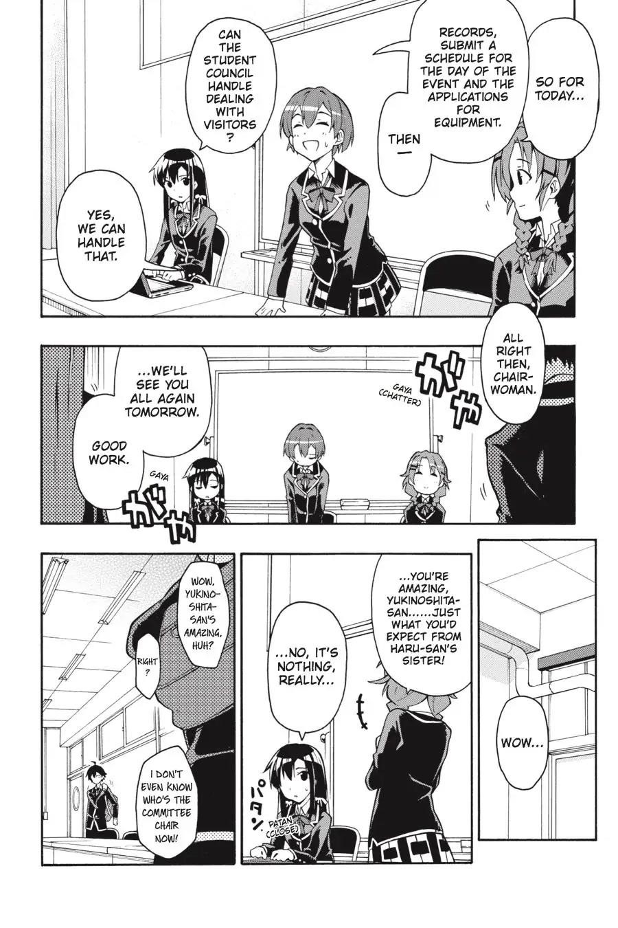 My Youth Romantic Comedy Is Wrong as I Expected @ comic Chapter 37 - Page 14