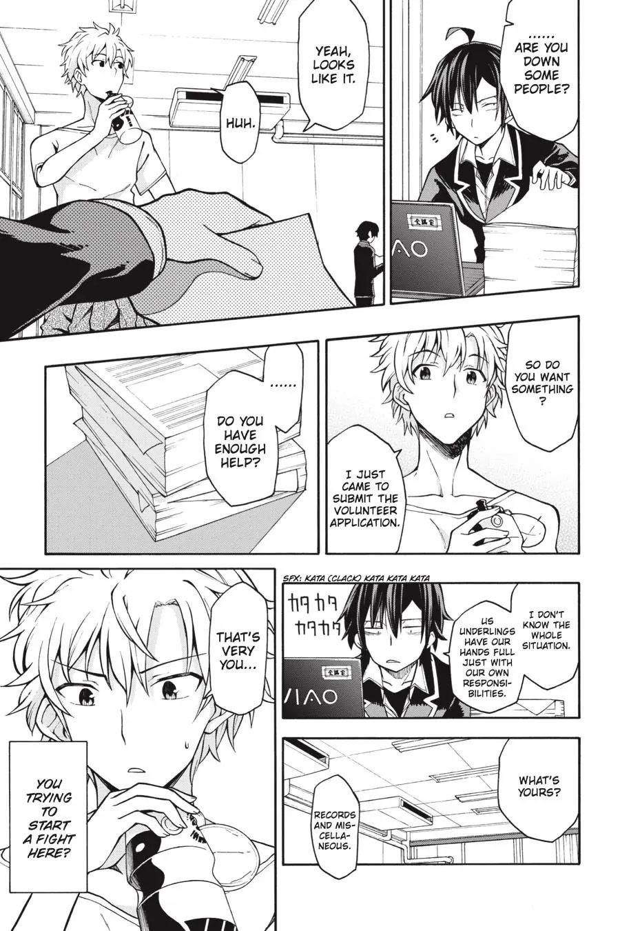 My Youth Romantic Comedy Is Wrong as I Expected @ comic Chapter 38 - Page 11