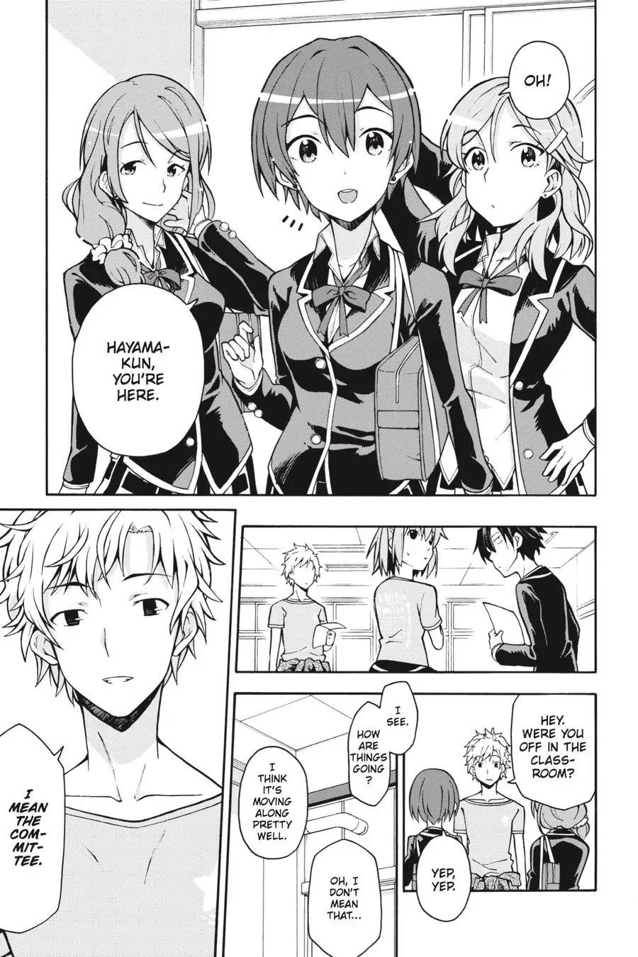 My Youth Romantic Comedy Is Wrong as I Expected @ comic Chapter 38 - Page 17