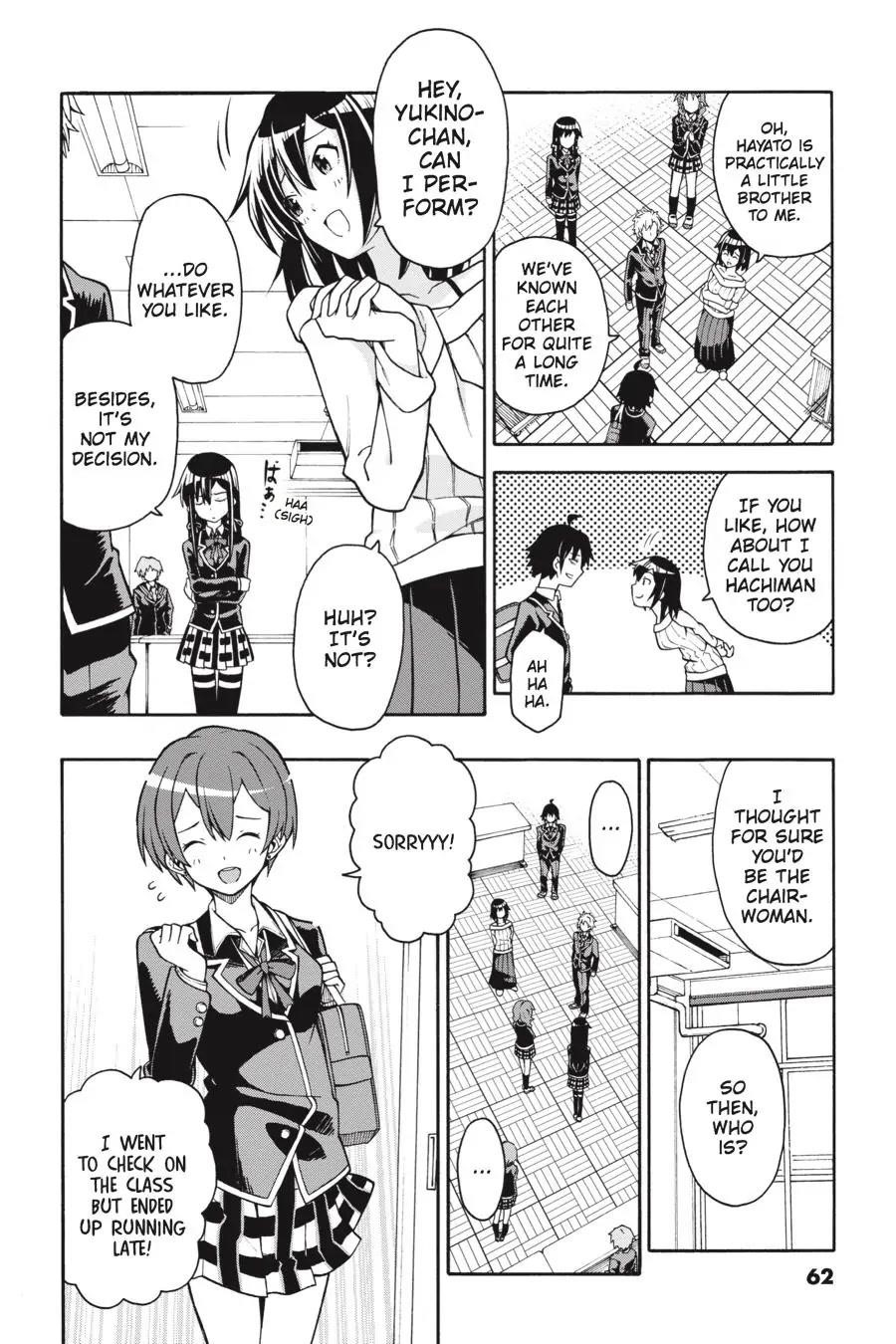 My Youth Romantic Comedy Is Wrong as I Expected @ comic Chapter 38 - Page 4