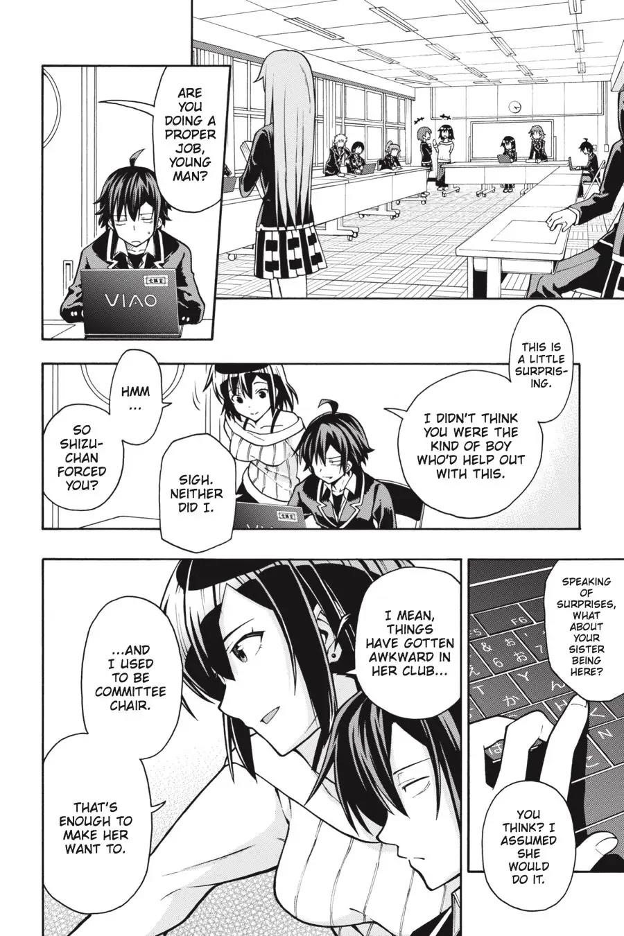 My Youth Romantic Comedy Is Wrong as I Expected @ comic Chapter 38 - Page 8