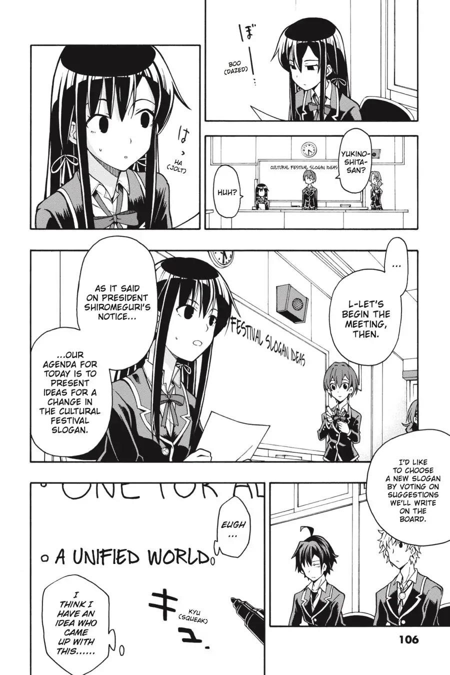 My Youth Romantic Comedy Is Wrong as I Expected @ comic Chapter 39 - Page 22