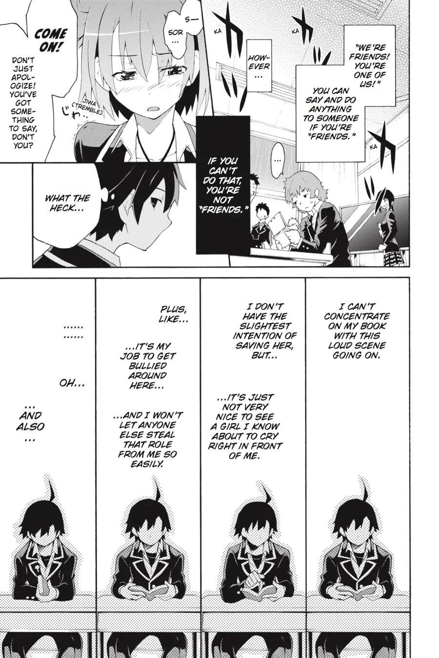 My Youth Romantic Comedy Is Wrong as I Expected @ comic Chapter 4 - Page 12