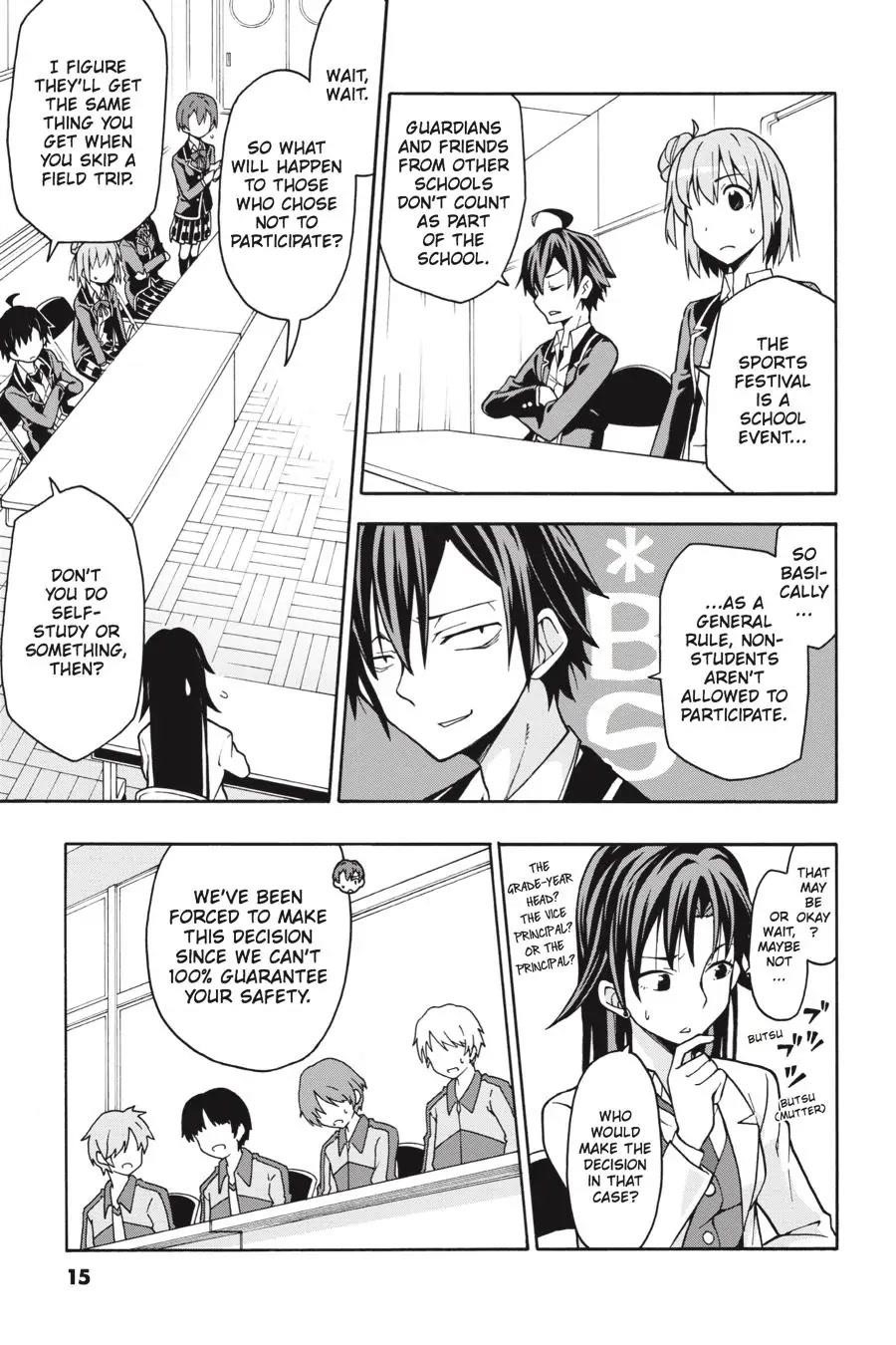 My Youth Romantic Comedy Is Wrong as I Expected @ comic Chapter 48 - Page 16