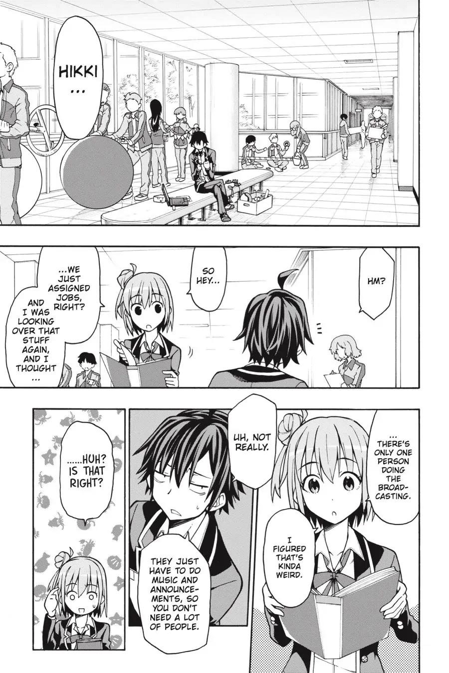 My Youth Romantic Comedy Is Wrong as I Expected @ comic Chapter 48 - Page 30