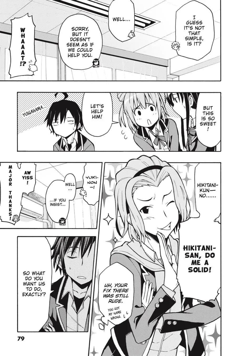 My Youth Romantic Comedy Is Wrong as I Expected @ comic Chapter 50 - Page 11