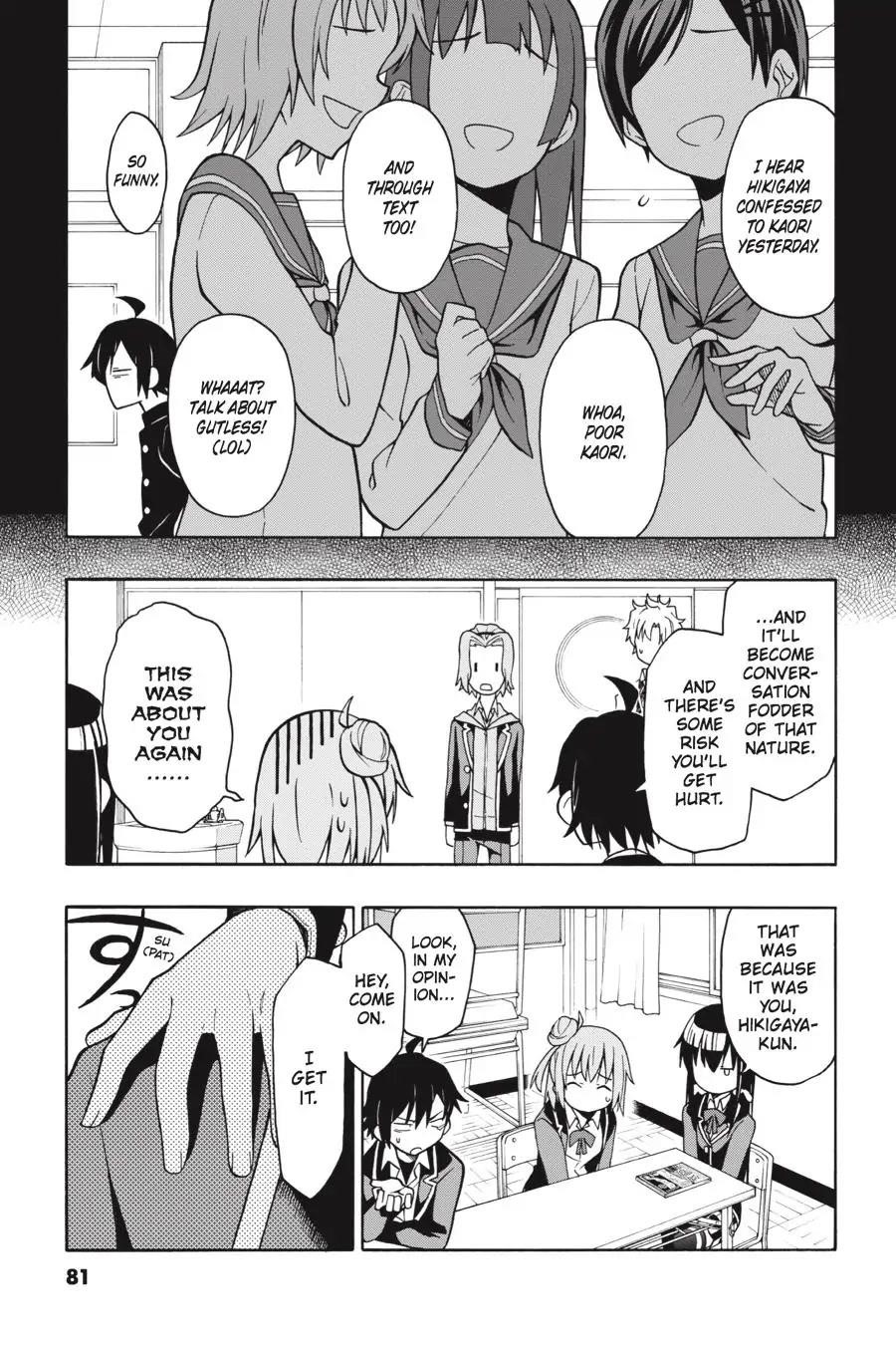 My Youth Romantic Comedy Is Wrong as I Expected @ comic Chapter 50 - Page 13