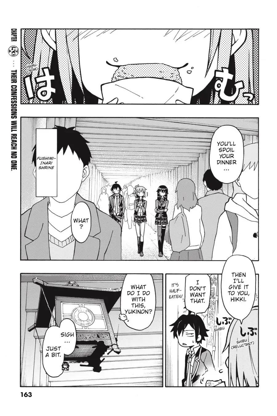 My Youth Romantic Comedy Is Wrong as I Expected @ comic Chapter 53 - Page 1