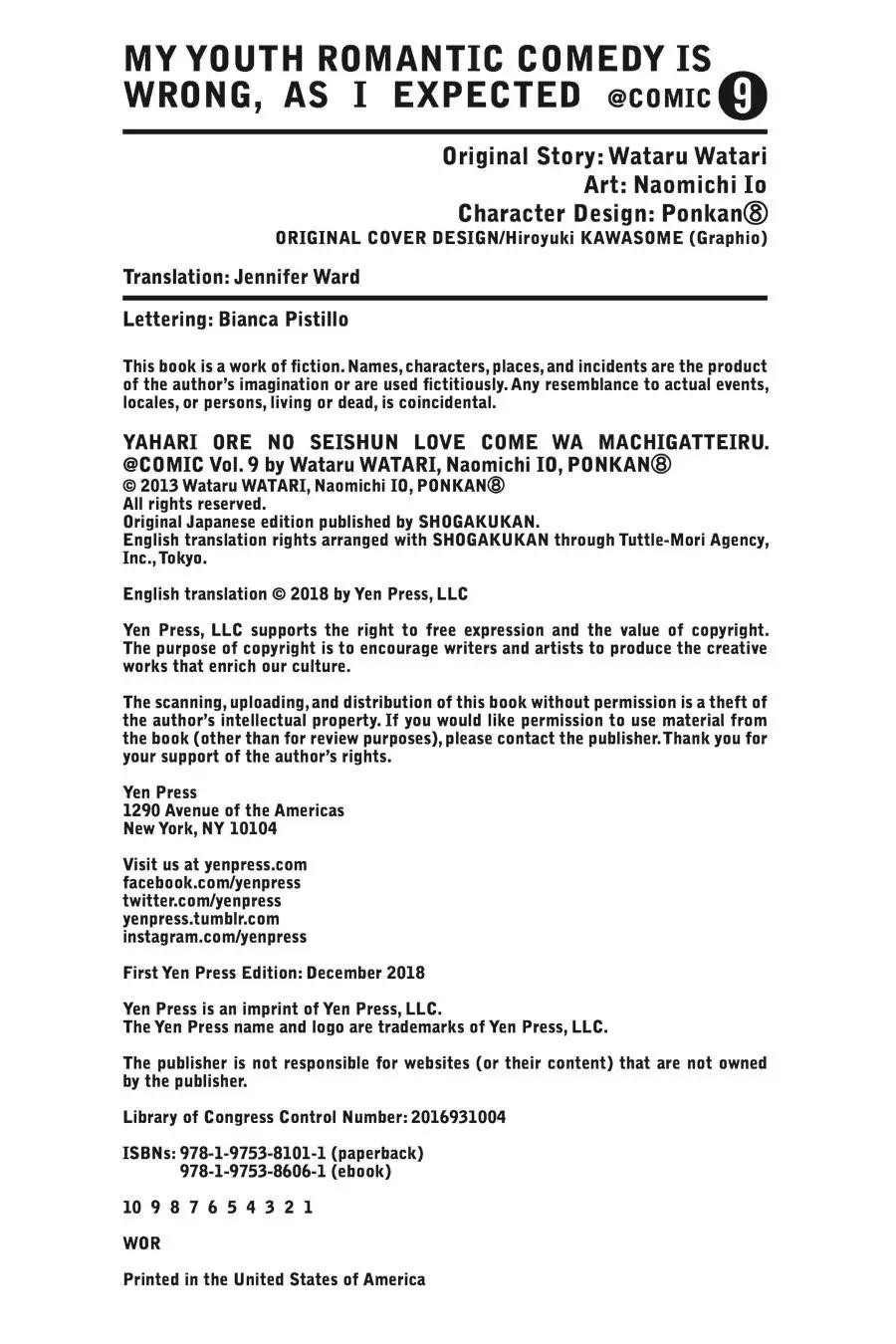 My Youth Romantic Comedy Is Wrong as I Expected @ comic Chapter 53 - Page 42