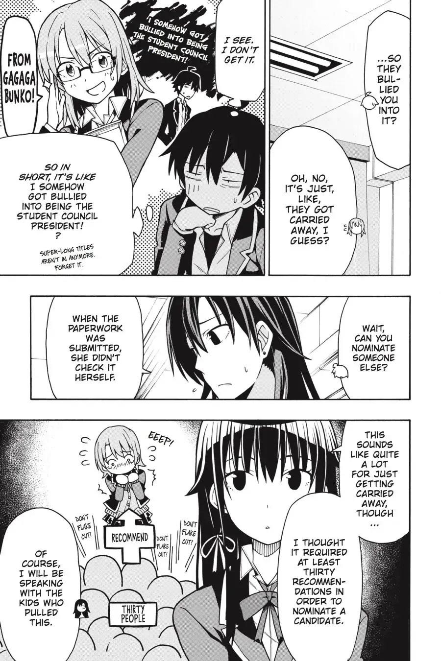 My Youth Romantic Comedy Is Wrong as I Expected @ comic Chapter 54 - Page 22