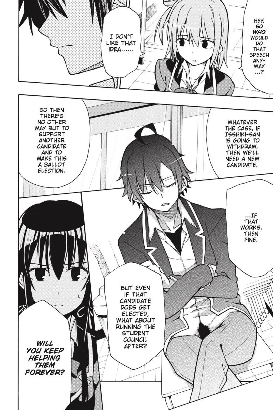 My Youth Romantic Comedy Is Wrong as I Expected @ comic Chapter 54 - Page 27