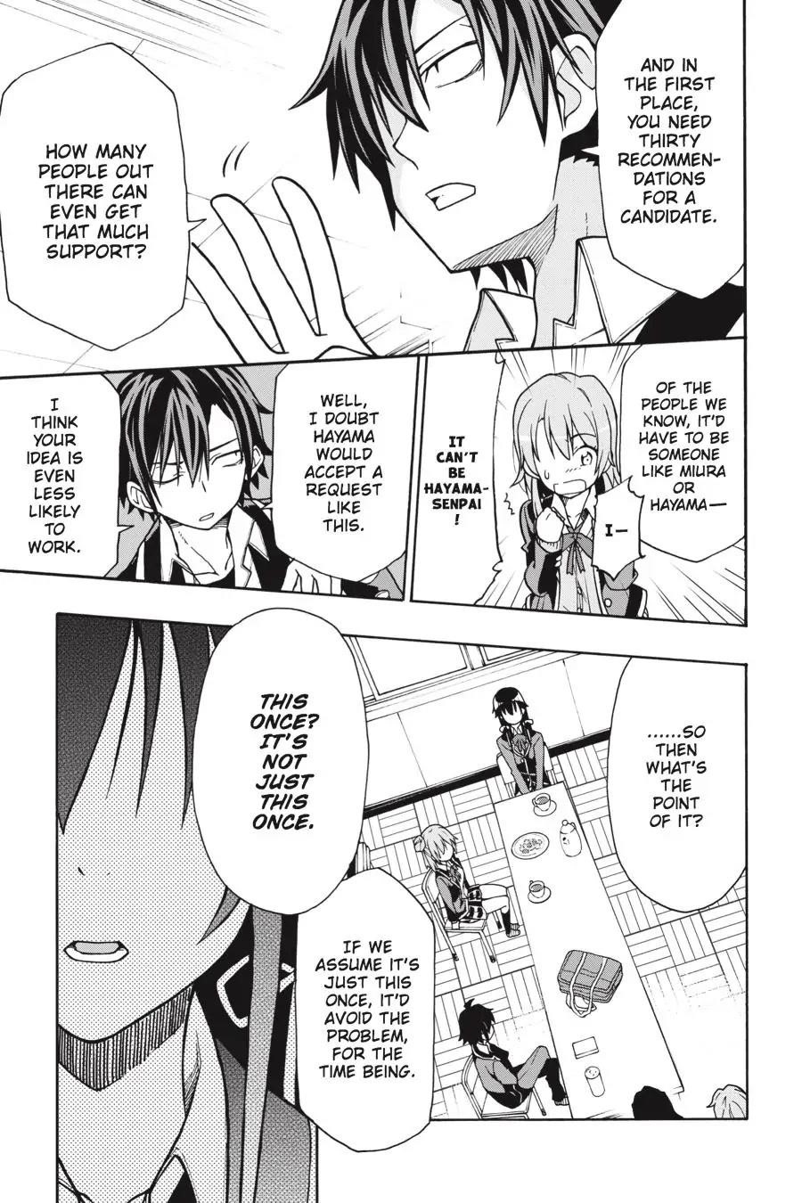 My Youth Romantic Comedy Is Wrong as I Expected @ comic Chapter 54 - Page 28