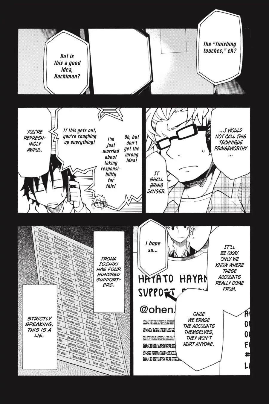 My Youth Romantic Comedy Is Wrong as I Expected @ comic Chapter 58 - Page 11