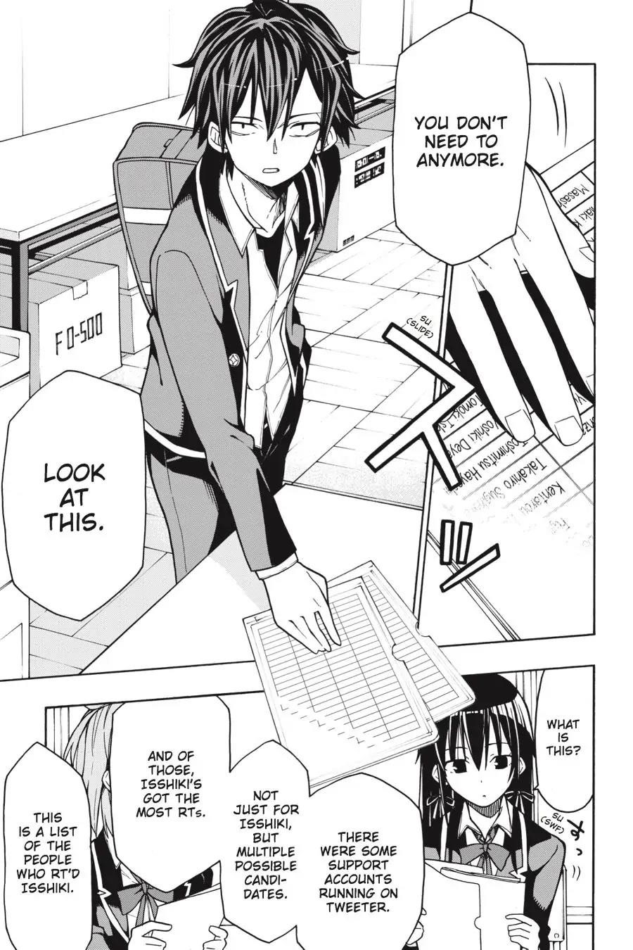 My Youth Romantic Comedy Is Wrong as I Expected @ comic Chapter 58 - Page 22