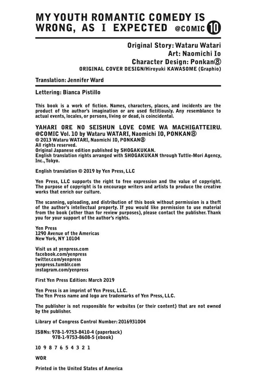 My Youth Romantic Comedy Is Wrong as I Expected @ comic Chapter 58 - Page 47