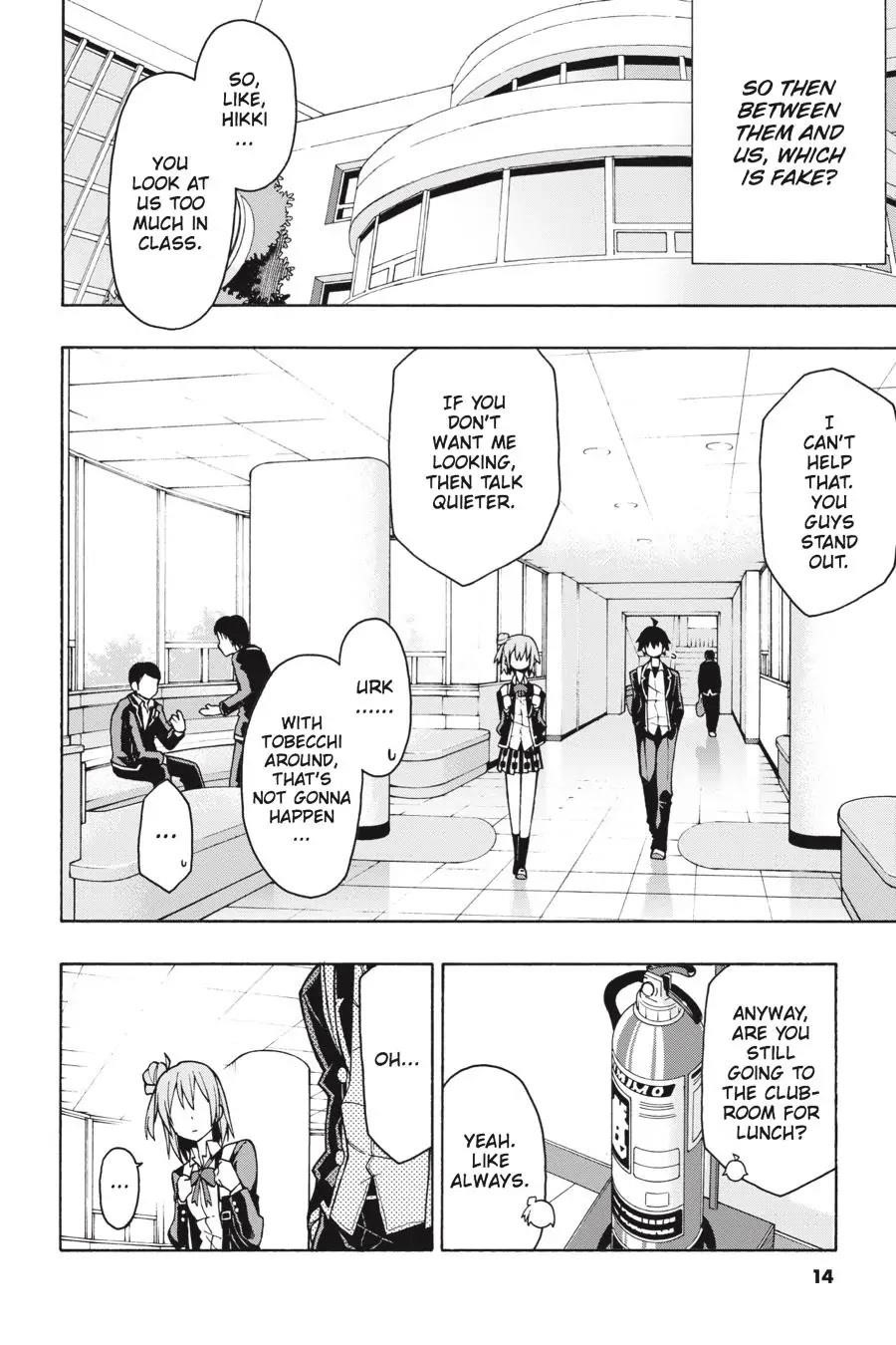 My Youth Romantic Comedy Is Wrong as I Expected @ comic Chapter 59 - Page 15