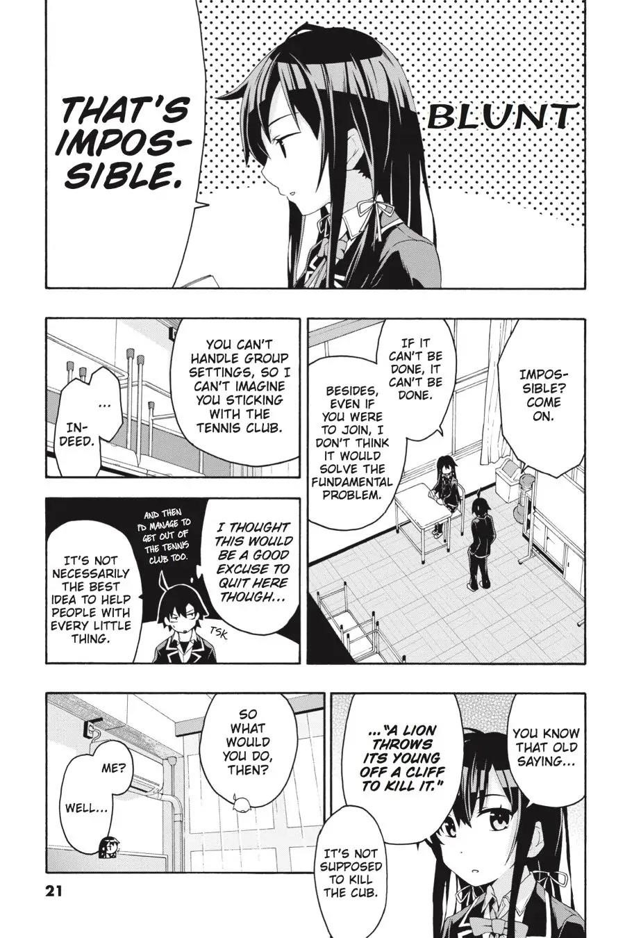 My Youth Romantic Comedy Is Wrong as I Expected @ comic Chapter 6 - Page 23