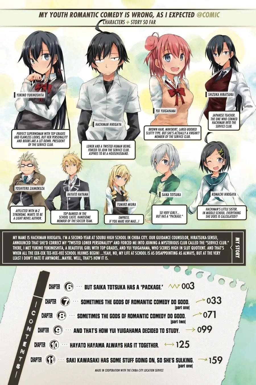 My Youth Romantic Comedy Is Wrong as I Expected @ comic Chapter 6 - Page 4