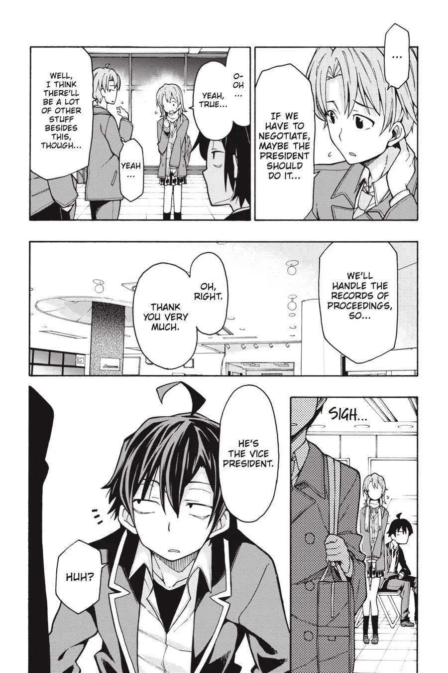 My Youth Romantic Comedy Is Wrong as I Expected @ comic Chapter 60 - Page 26