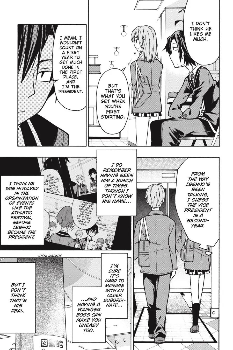 My Youth Romantic Comedy Is Wrong as I Expected @ comic Chapter 60 - Page 27