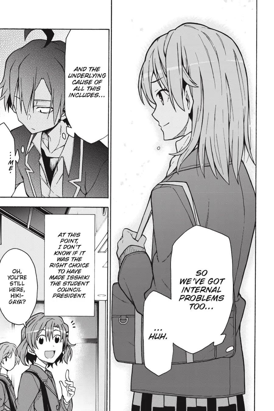 My Youth Romantic Comedy Is Wrong as I Expected @ comic Chapter 60 - Page 29