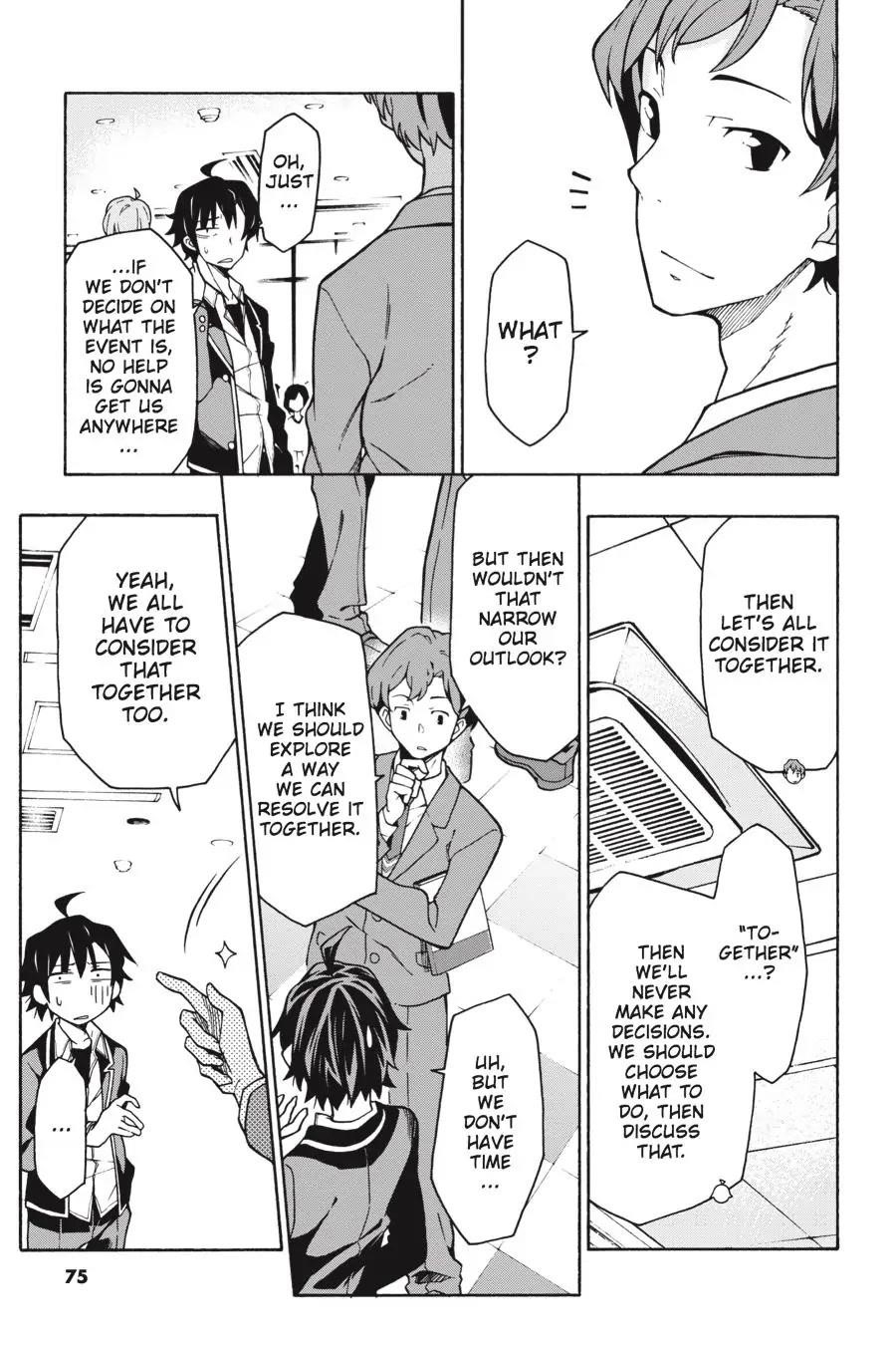 My Youth Romantic Comedy Is Wrong as I Expected @ comic Chapter 61 - Page 17