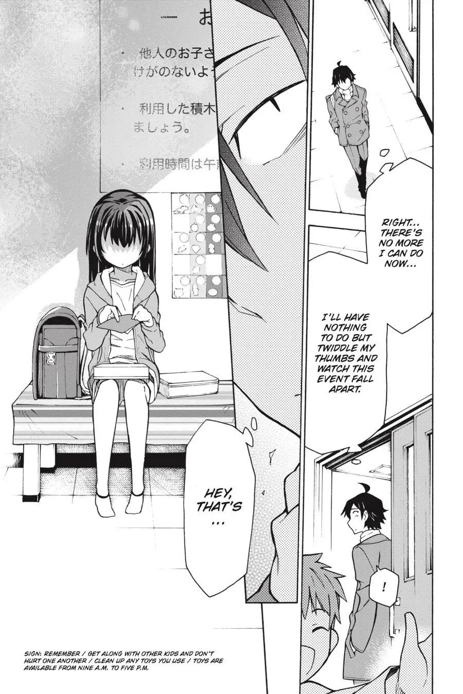 My Youth Romantic Comedy Is Wrong as I Expected @ comic Chapter 61 - Page 21