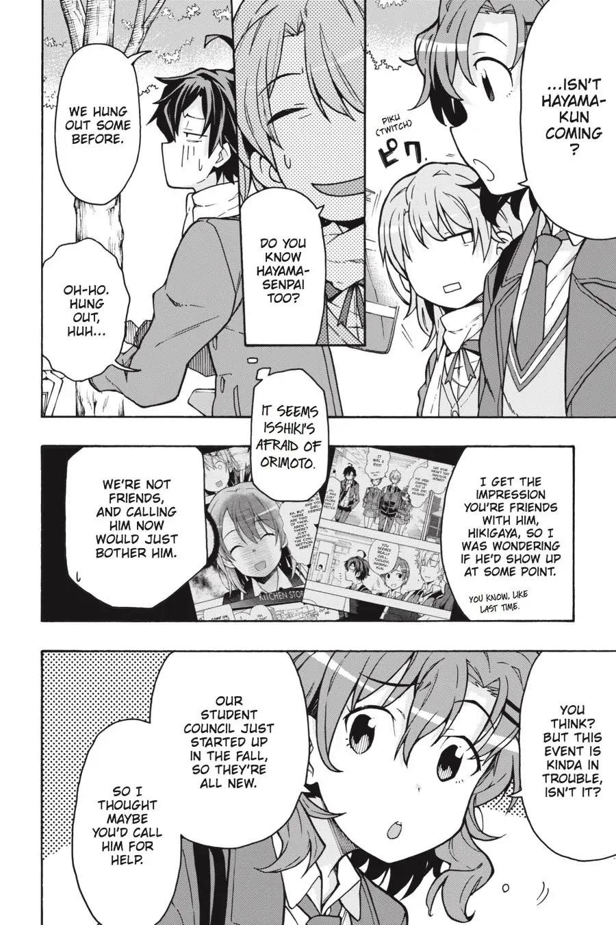 My Youth Romantic Comedy Is Wrong as I Expected @ comic Chapter 62 - Page 10