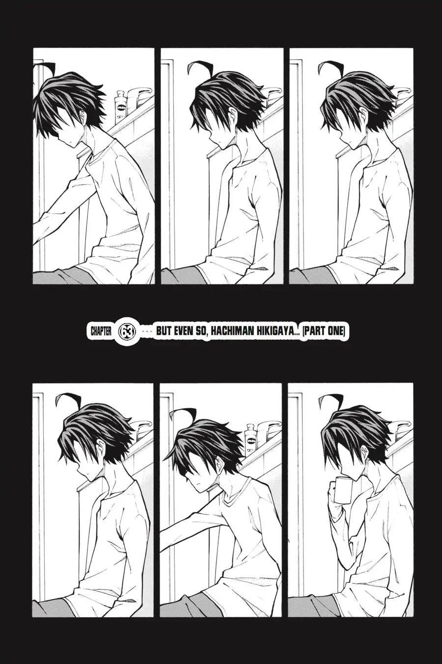 My Youth Romantic Comedy Is Wrong as I Expected @ comic Chapter 63 - Page 1