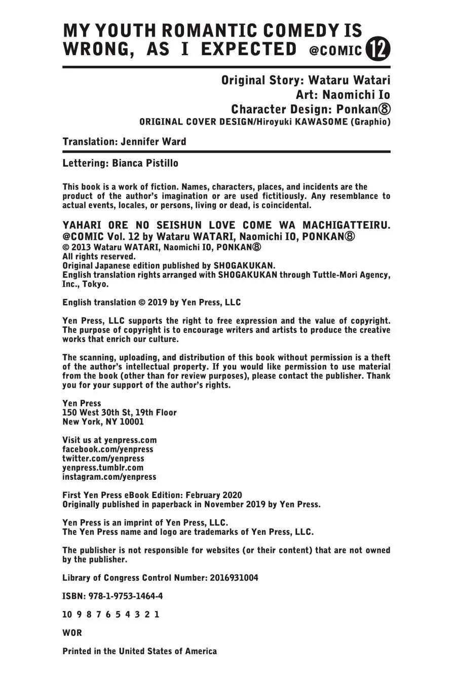 My Youth Romantic Comedy Is Wrong as I Expected @ comic Chapter 70 - Page 49