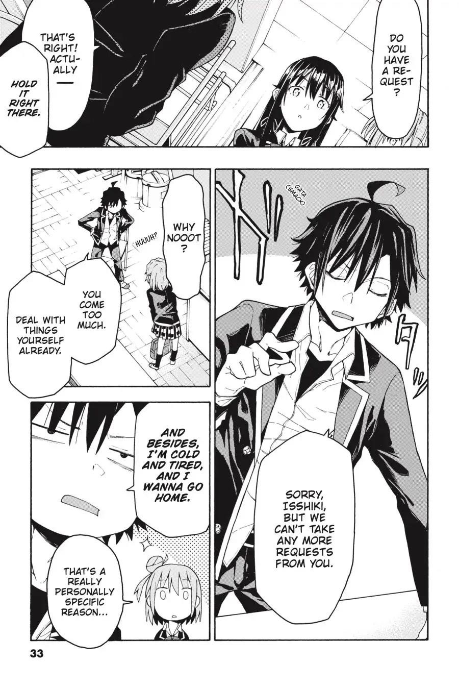 My Youth Romantic Comedy Is Wrong as I Expected @ comic Chapter 71 - Page 33