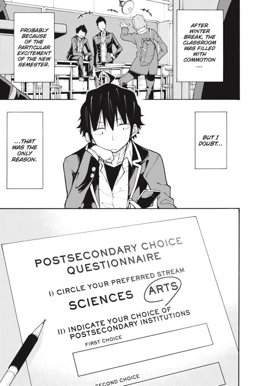 My Youth Romantic Comedy Is Wrong as I Expected @ comic Chapter 75 - Page 3