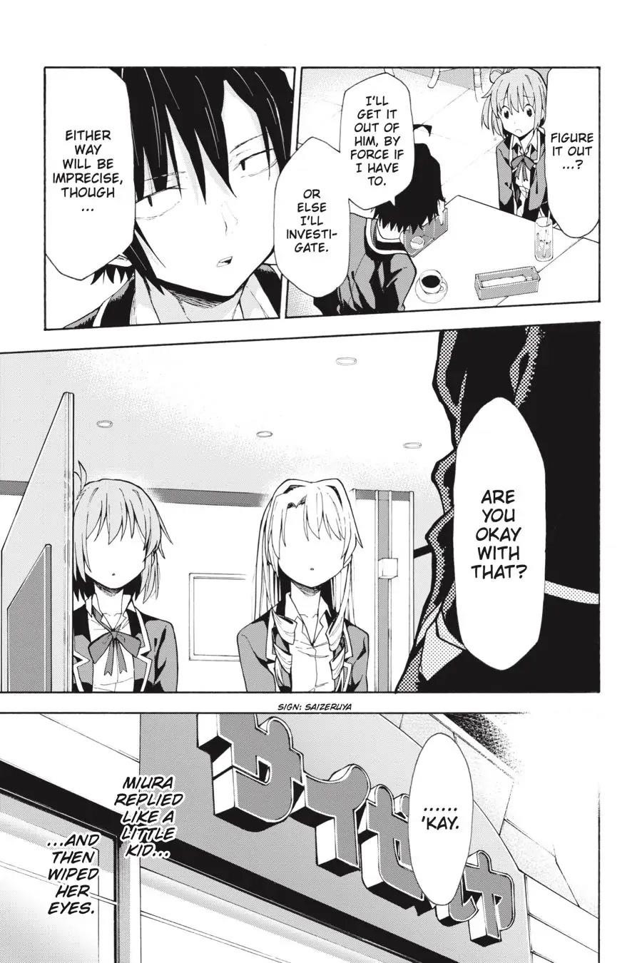 My Youth Romantic Comedy Is Wrong as I Expected @ comic Chapter 77 - Page 25