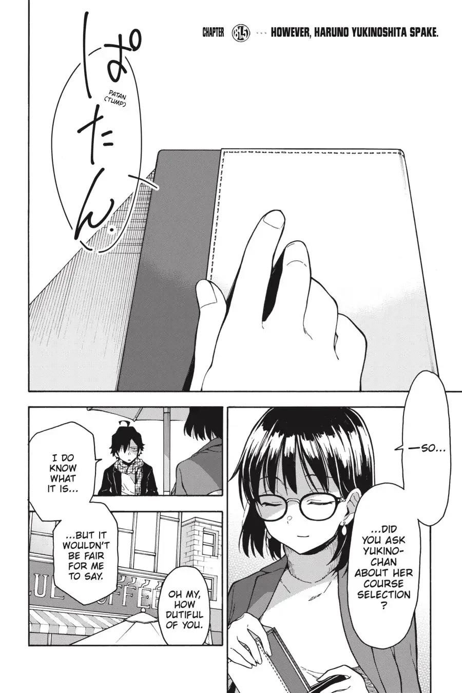 My Youth Romantic Comedy Is Wrong as I Expected @ comic Chapter 81.5 - Page 1