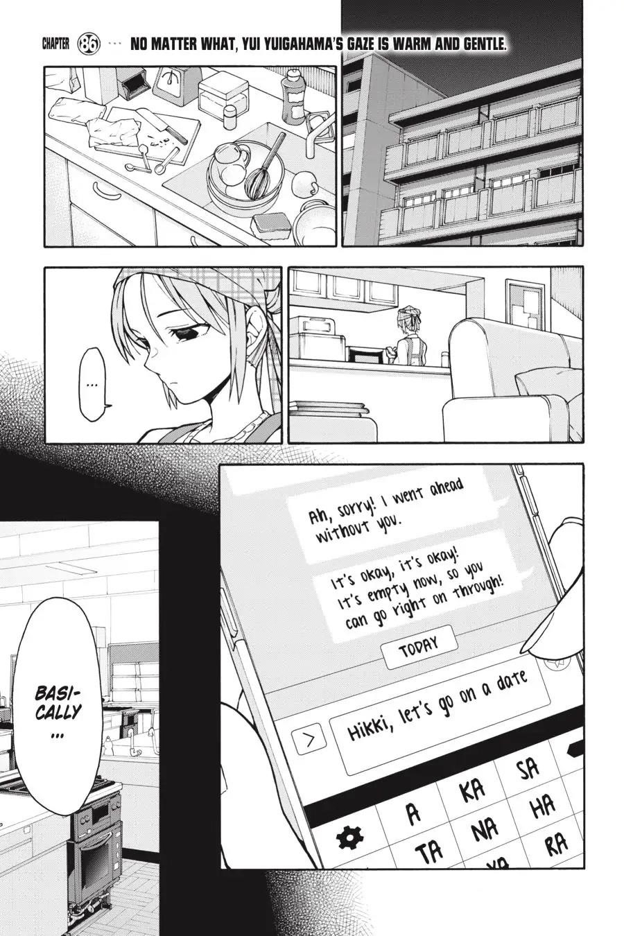 My Youth Romantic Comedy Is Wrong as I Expected @ comic Chapter 86 - Page 1