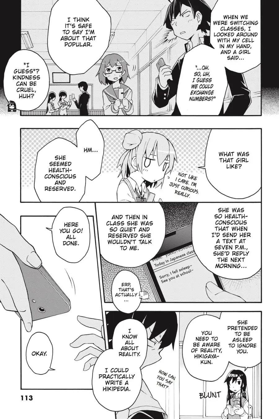 My Youth Romantic Comedy Is Wrong as I Expected @ comic Chapter 9 - Page 14