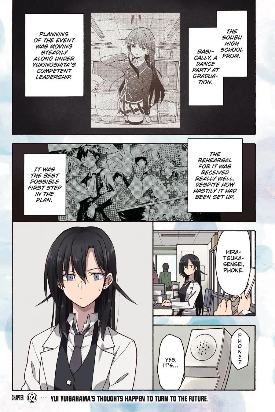 My Youth Romantic Comedy Is Wrong as I Expected @ comic Chapter 92 - Page 2