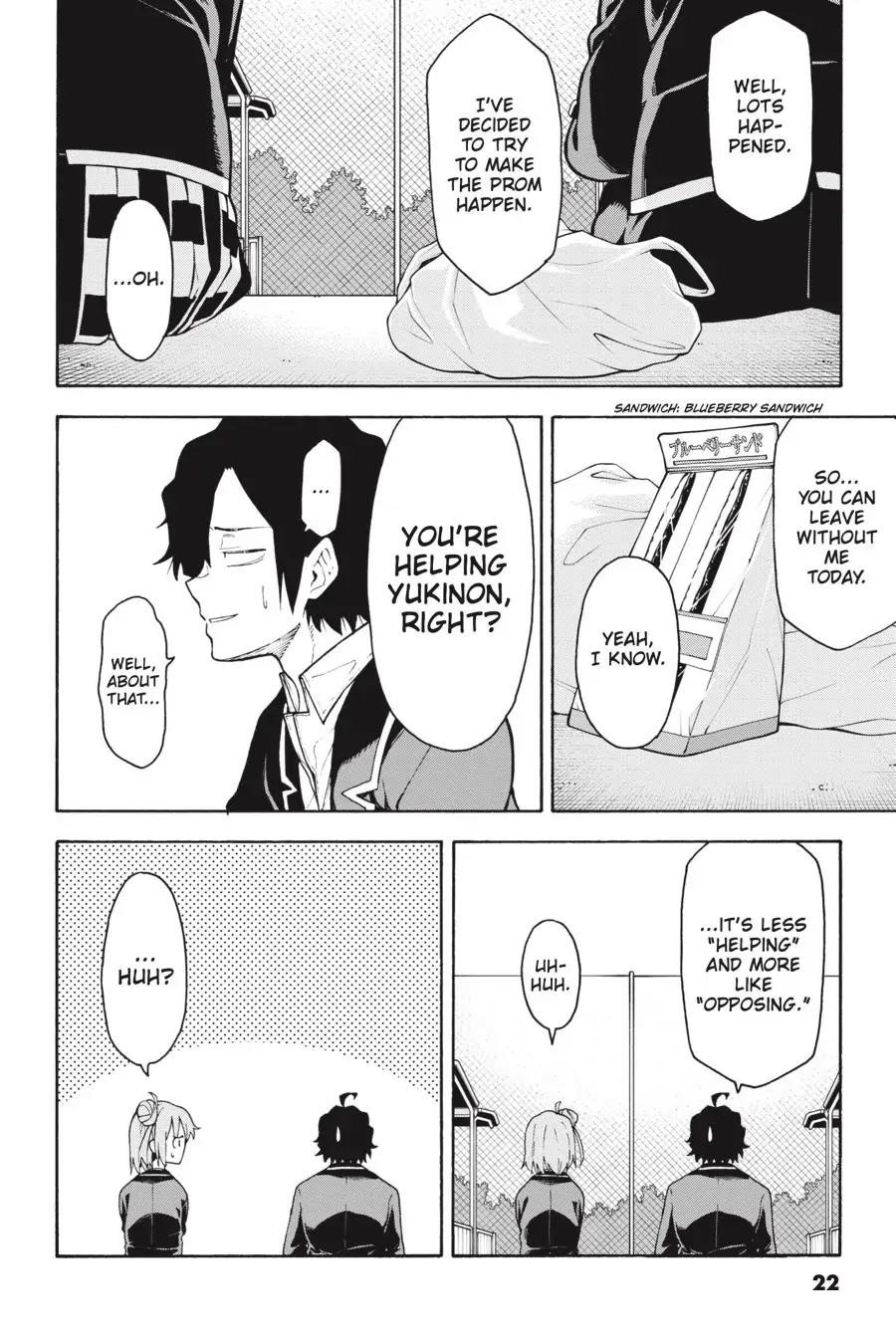 My Youth Romantic Comedy Is Wrong as I Expected @ comic Chapter 97 - Page 22