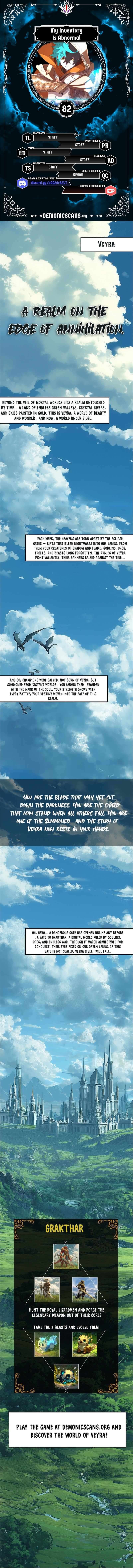 My Inventory is Abnormal Chapter 82 - Page 1