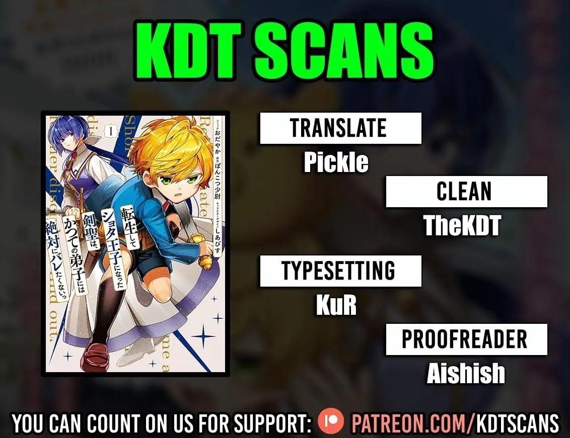 Reincarnated. The Sword Saint Who Became a Shorty Prince to His Former Disciples ~ I Don’t Want My Former Disciples to Find Out Chapter 10 - Page 1