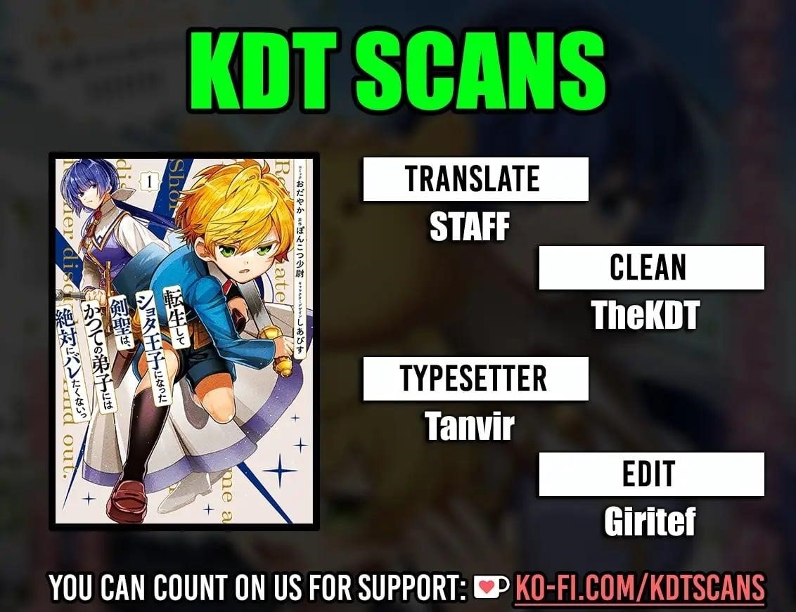 Reincarnated. The Sword Saint Who Became a Shorty Prince to His Former Disciples ~ I Don’t Want My Former Disciples to Find Out Chapter 8 - Page 1