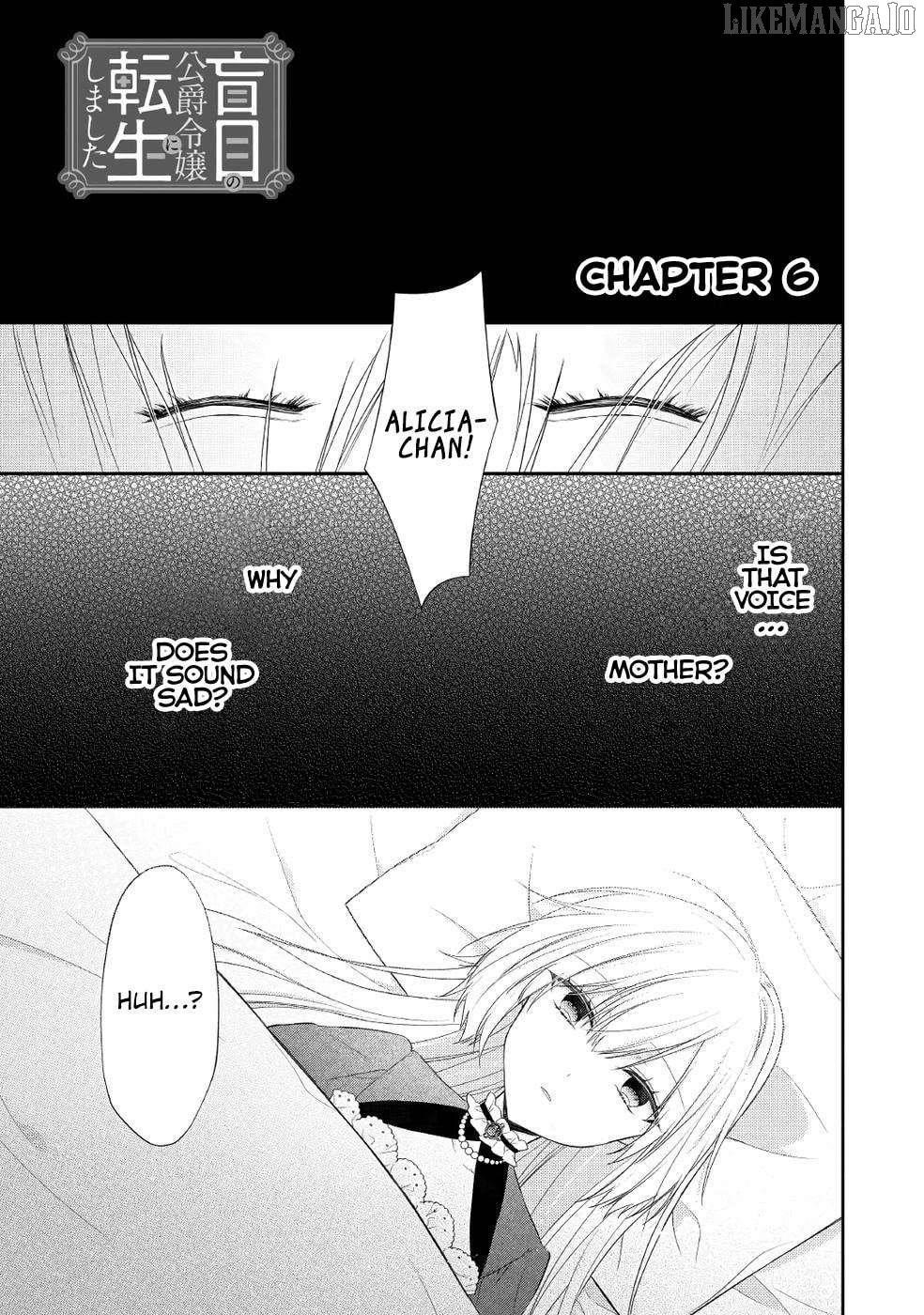 Reincarnated As Duke’s Blind Daughter Chapter 6 - Page 1