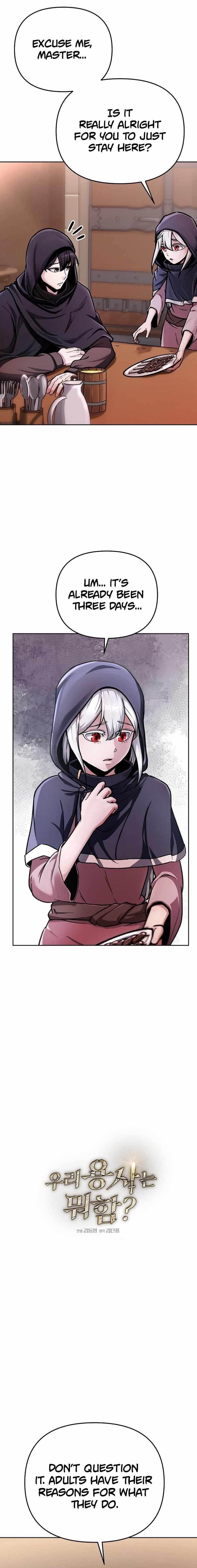 What’s Our Hero Doing? Chapter 10 - Page 1