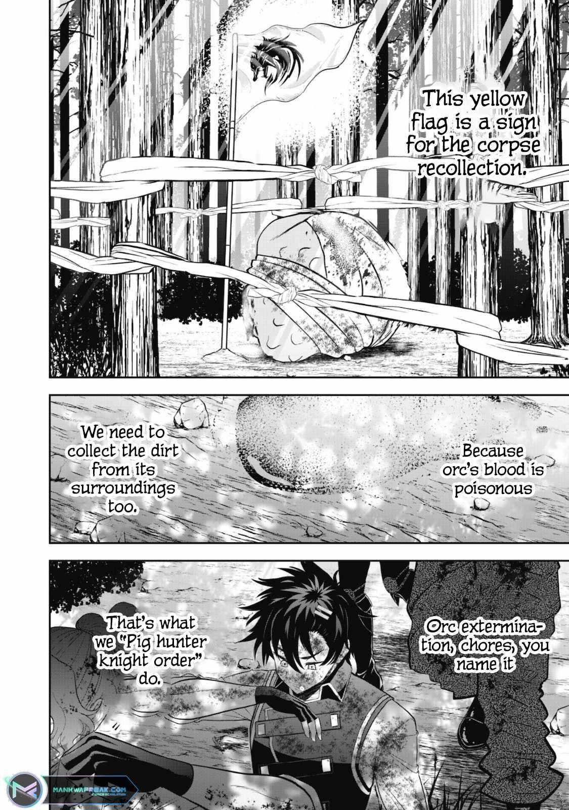 The strongest knight works hard on the lowest knight order ~ Hunt the orcs until the end of earth that’s easy~ Chapter 1 - Page 13